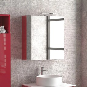 Specchio bagno contenitore in legno 60x13x75cm SP-60 - KAMALU