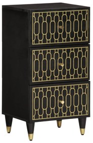 Credenza 40x33x75 Cm İn Legno Massello Di Mango /