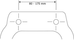 Sedile WC con chiusura Easy-Close (automatica) 38 x 45 cm Droplets – Wenko