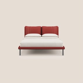 Giselle letto moderno con cuscini testata regolabili con tasche in microfibra impermeabile T11