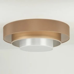 Duolla - Plafoniera LED LUNETA LED/26W/230V diametro 60 cm 4000K marrone/oro