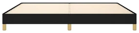 Giroletto nero 200x200 cm in tessuto