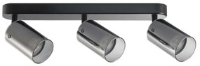 Faretto SMOKY 3xGU10/10W/230V nero