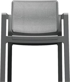 Salottino da esterno in resina completo di cuscini e tavolo Emily Graphite Keter