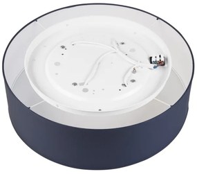 Plafoniera SIRJA PASTEL DOUBLE 4xE27/15W/230V diametro 45 cm blu scuro