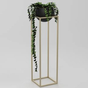 Vaso da fiori in metallo 111,3x29 cm oro