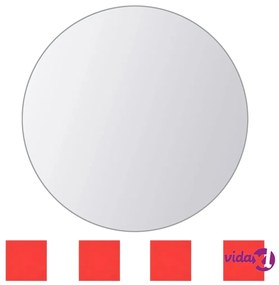 vidaXL Piastrelle a Specchio 8 pz Multiforma in Vetro