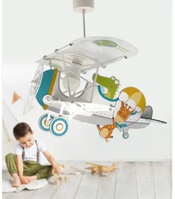 Dalber 54542 - Lampadario bambini LITTLE CROCODILE 1xE27/15W/230V