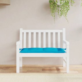 Cuscino Per Panca Azzurro 110x50x7 Cm İn Tessuto Oxford /