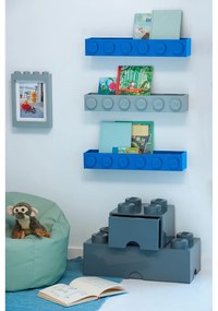 Mensola a muro grigia per bambini Sleek - LEGO®