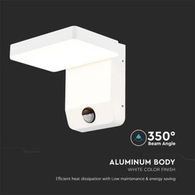 LED Applique da esterno con sensore LED/17W/230V 3000K bianco