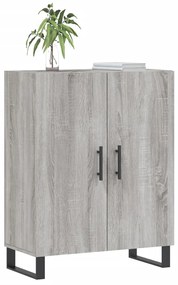 Credenza grigio sonoma 69,5x34x90 cm in legno multistrato