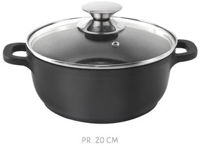 Set di pentole da 4 pezzi con 3 coperchi in vetro Grande - Orion