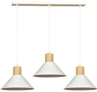 Lampada a Sospensione Reven, Bianco, Acciaio, 86x100x25 cm, EPIKASA