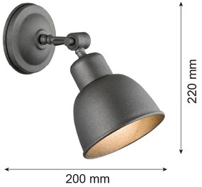 Argon 3183 - Applique EUFRAT 1xE27/60W/230V