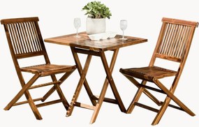 Set da giardino in legno di teak pieghevole Maeva 3 pz