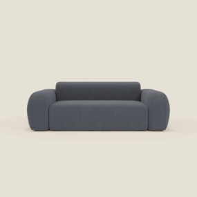 BonBon Divano modulare Lineare 220 – Seduta unica in tessuto smacchiabile T23 blu grafite