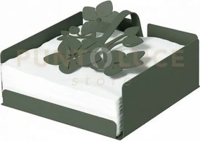 Portatovaglioli fior di loto verde salvia