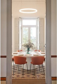 Set di sedie da pranzo arancione in imbottito 2 pz Add – Teulat