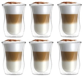 Set di 6 bicchieri a doppia parete 300 ml - Vialli Design