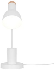 Nordlux - Lampada da tavolo DEVONE 1xE27/15W/230V bianca