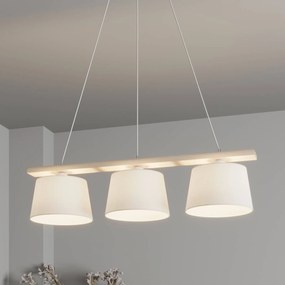 Lampada a sospensione Sweden Euluna, dimmerabile, Soggiorno / Sala da pranzo, Legno, Lampada a sospensione