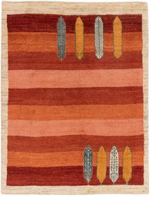 Gabbeh Tappeto persiano 150x190 Rosso (Iran) Annodato A Mano