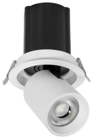 Faro LED da Incasso 30W Orientabile CCT Foro Ø110mm 60° Bridgelux LED Colore Bianco Variabile CCT
