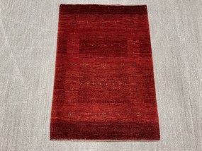 Loribaft Tappeto 80x120 Rosso (Iran) Annodato A Mano