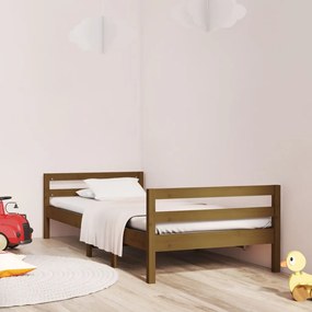 Giroletto Ambra 75x190 Cm İn Legno Massello Di Pino /