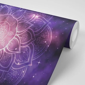 Carta da parati – Mandala con sfondo galassia