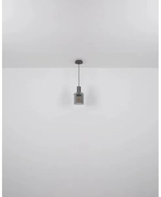 Globo 15904HA - Lampadario a sospensione con filo TULIVAR 1xE27/40W/230V diametro 18 cm marrone