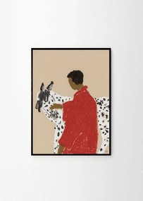 Poster 30x40 cm Spotted Horse – Isabelle Vandeplassche – The Poster Club