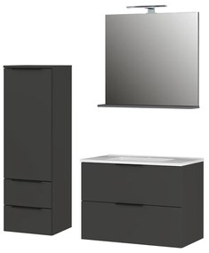 Set da bagno antracite Crandon - Germania