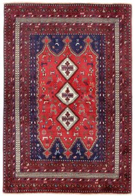 Afshar Tappeto 200x130 (Iran) Annodato A Mano