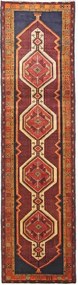 Kazak Tappeto persiano 400 x 110 Rosso (Iran) Annodato A Mano