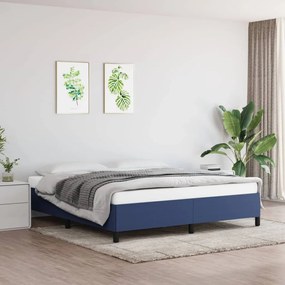 Giroletto Senza Materasso Blu 180x200 Cm İn Tessuto /