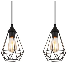 Globo 15745-3H - Lampadario a sospensione con filo ZACHARY 3xE27/60W/230V