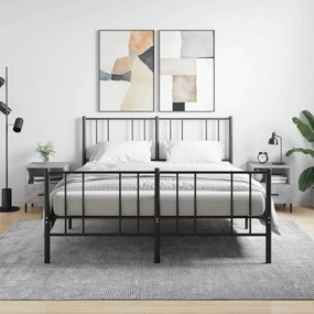 Comodini 2 Pz Grigio Cemento 40x35x47,5 Cm İn Legno Multistrato /