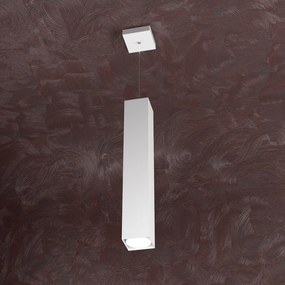 Sospensione Moderna Area Metallo Bianco 1 Luce Gx53 50Cm