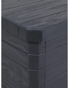 Cassetta portaoggetti da giardino grigio scuro Woodys - Toomax