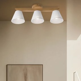 Brilagi - LED  Lampadario a plafone ANTHONY 3xE14/40W/230V quercia/bianco