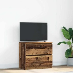Mobile Porta Tv Legno Antico 60x35x54 Cm İn Legno Multistrato /