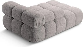 Modulo divano grigio chiaro in tessuto bouclé (angolo sinistro) Bellis - Micadoni Home