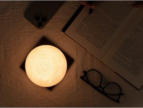 Decorazione luminosa marrone scuro con ricarica USB ø 12 cm Smart LunaSpin – Gingko