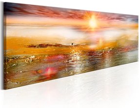 Quadro Orange Sea  Colore Arancione, Dimensioni e Misure 135x45