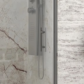 Kamalu - Porta battente per doccia con lato fisso 100.5-105.5 cm | KPX4000C