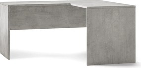 Scrivania da Ufficio Angolare Destra 160x76x150 cm Cemento...