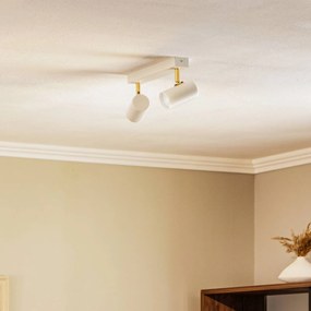 Argon Faretto da soffitto Lund in bianco, 2 luci