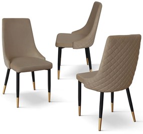 ARLETTE - sedia di design moderno in velluto